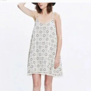 Madewell Geometric Shaka Tassel Cover Up Dress